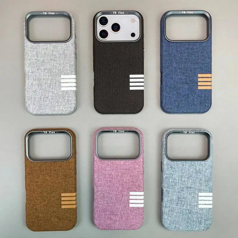 Оригинальный чехол из льняной ткани magsafe для iphone 17 - Фотография_6