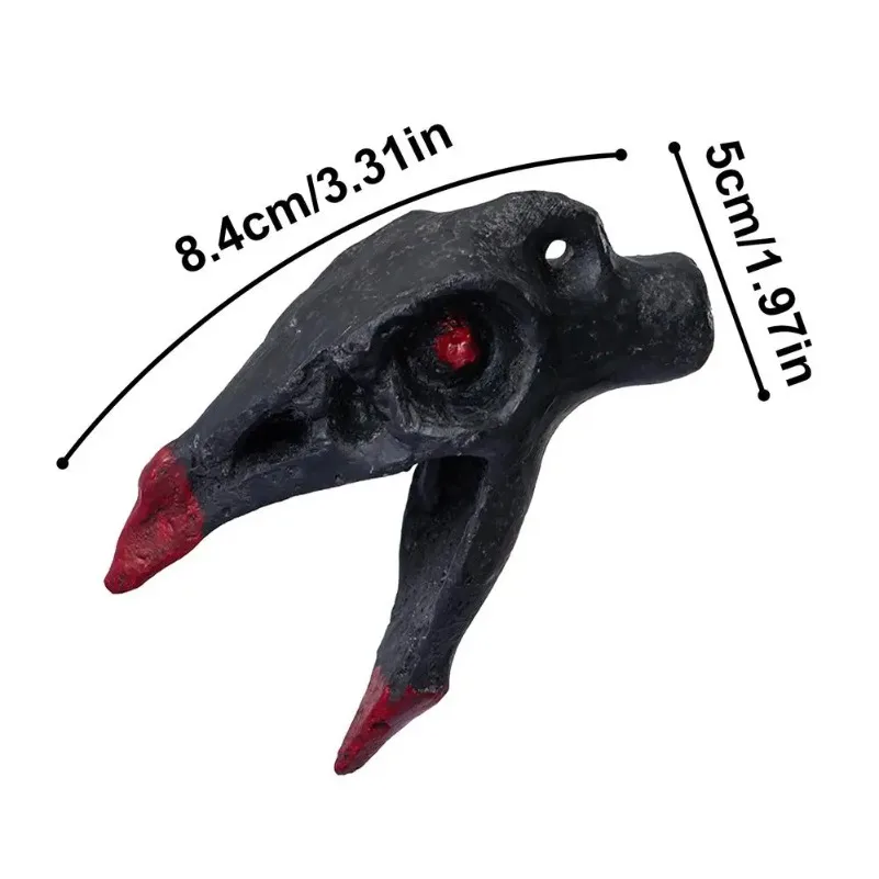 Свисток крика ацтекского черепа на хэллоуин - Фотография_3