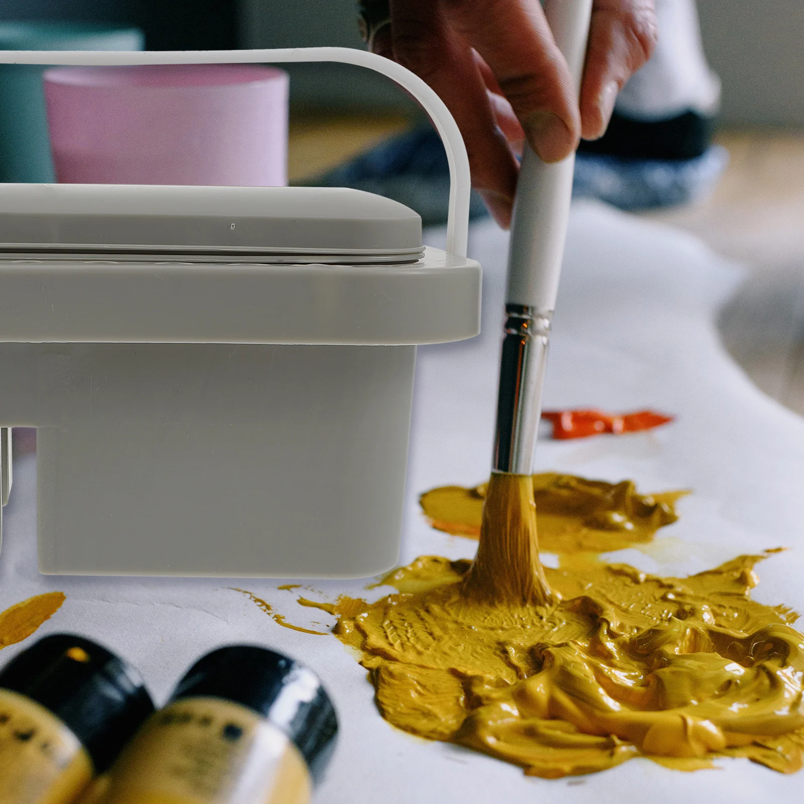 Многофункциональная шайба для кистей для рисования - Фотография_5