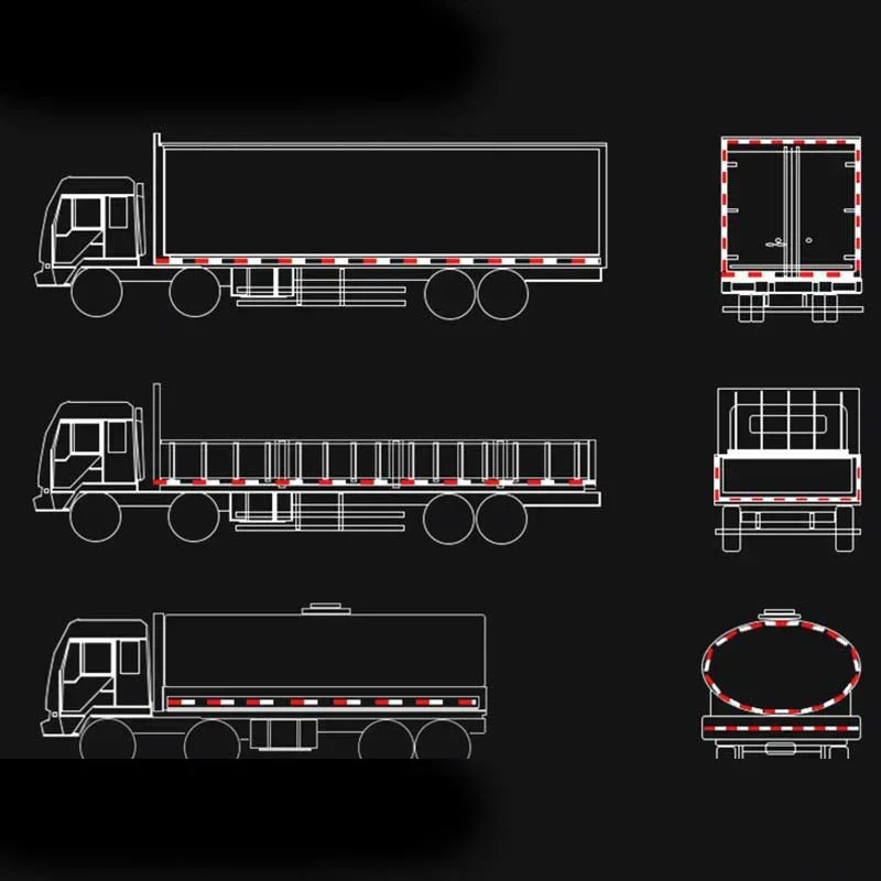 Автомобильная ночная светоотражающая предупреждающая пластина безопасности - Фотография_5