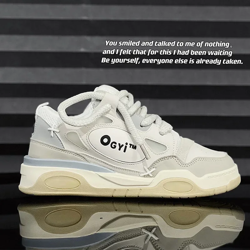 Корейские кроссовки на платформе для мужчин - Фотография_4