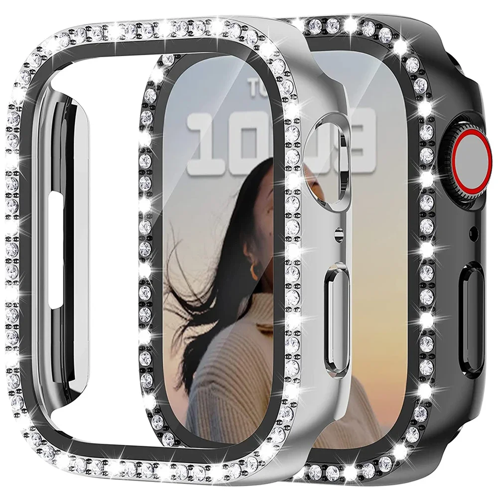 Стекло + чехол для часов apple
