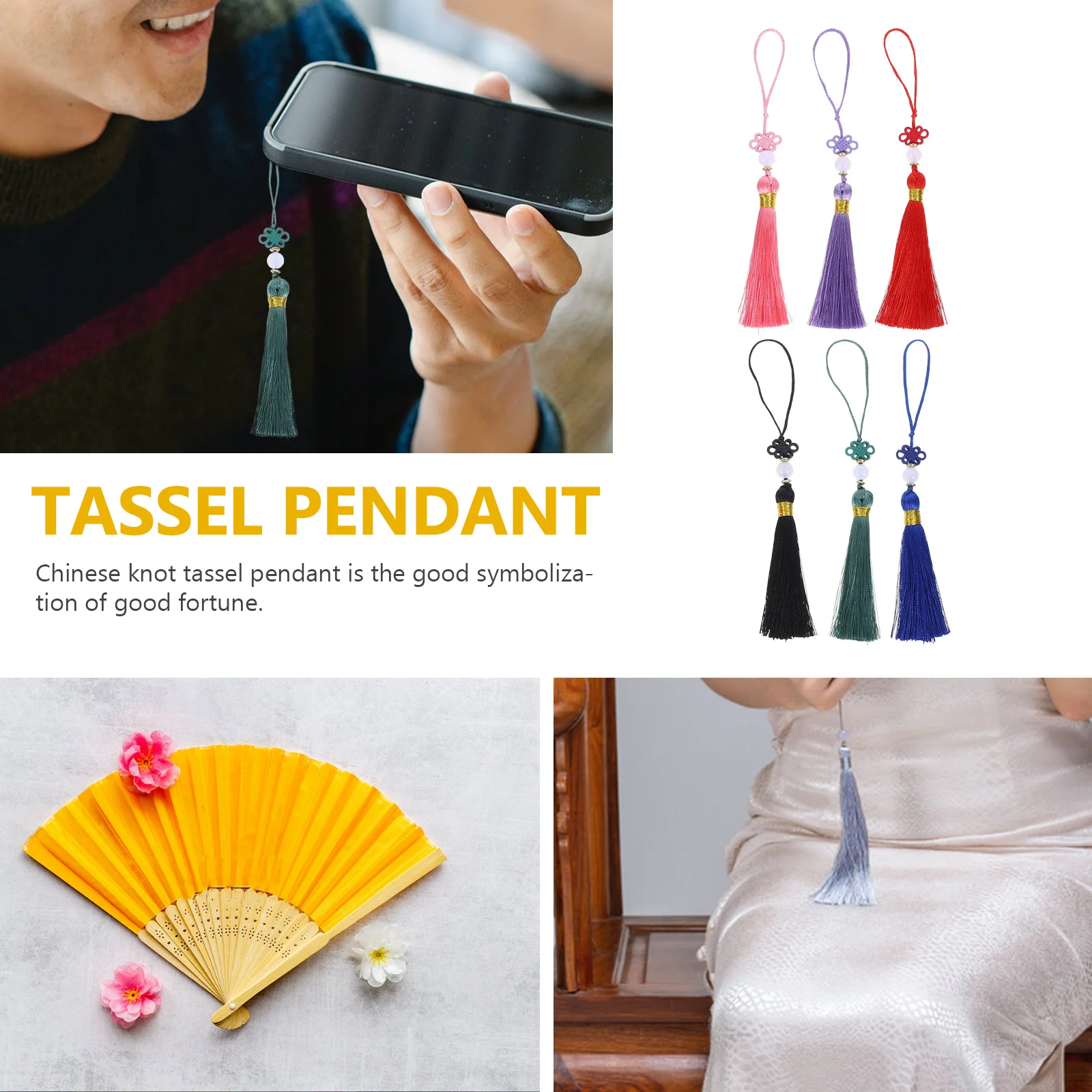 Подвесной шарм с китайским узлом - Фотография_2