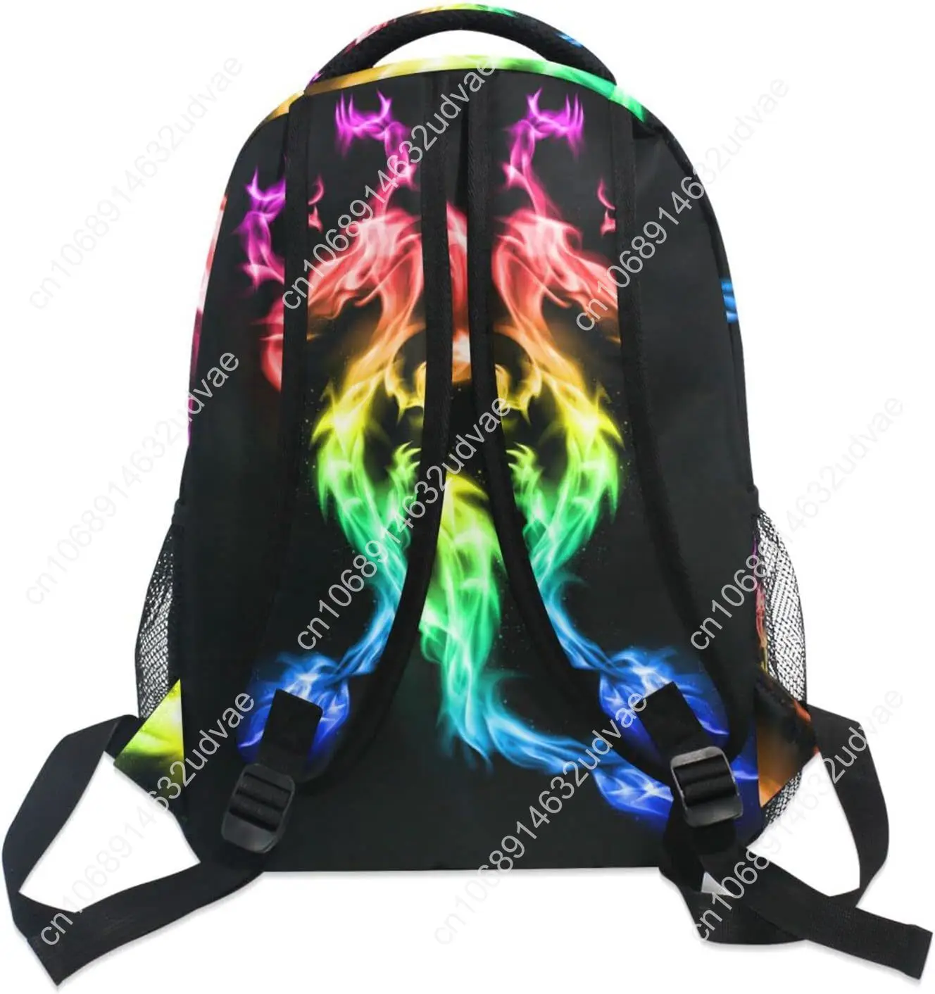 Школьный рюкзак fire rainbow dragon - Фотография_6