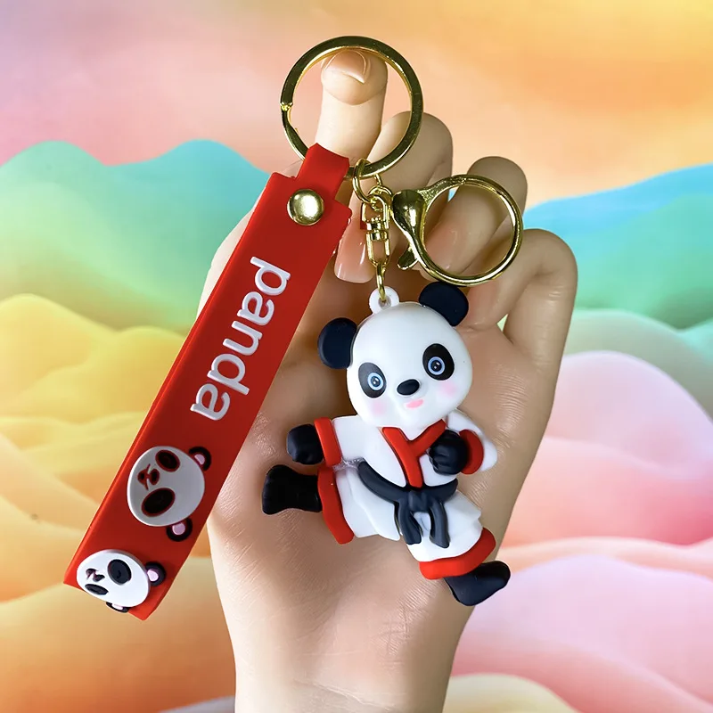 3d резиновый пвх мультфильм панда - Фотография_4