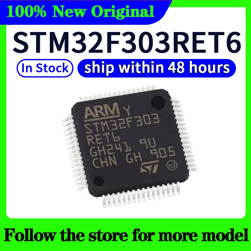 Stm32f303c8t6 stm32f303cct6 stm32f303cbt6 - Фотография_4