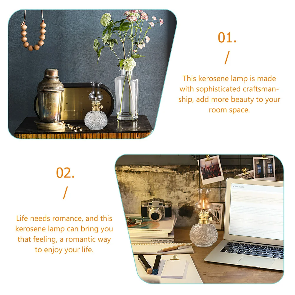 Винтажный стеклянный фонарь