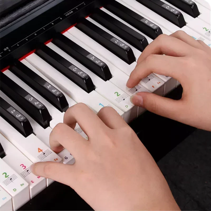 Наклейки на клавиатуру фортепиано для 37/49/54/61/88/76 - Фотография_5