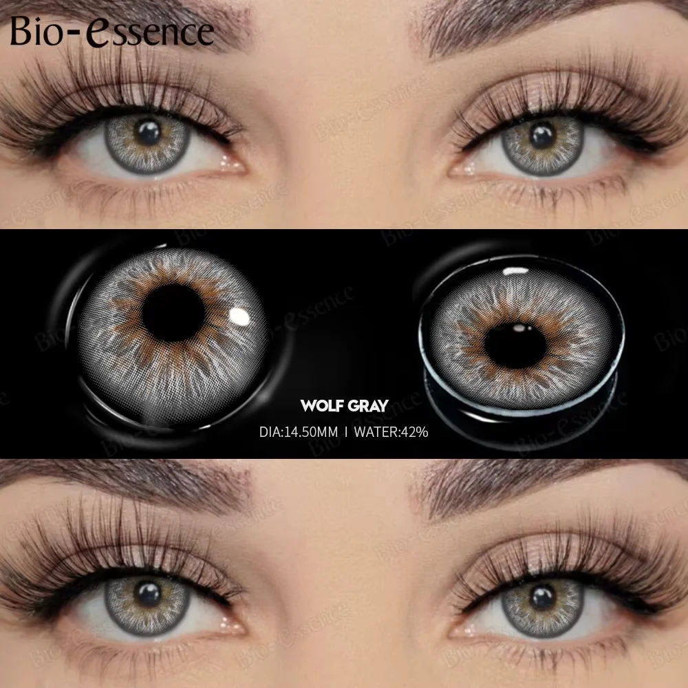 Bio-essence, 1 пара цветных контактных линз