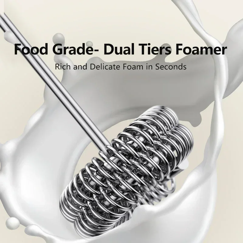 Беспроводной электрический вспениватель молока - Фотография_3