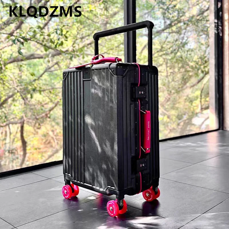Klqdzms высококачественный чемодан из абс-пластика + пк