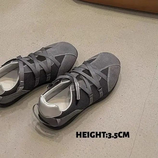 Балетки мэри джейн из натуральной кожи с перекрестными ремешками - Фотография_3