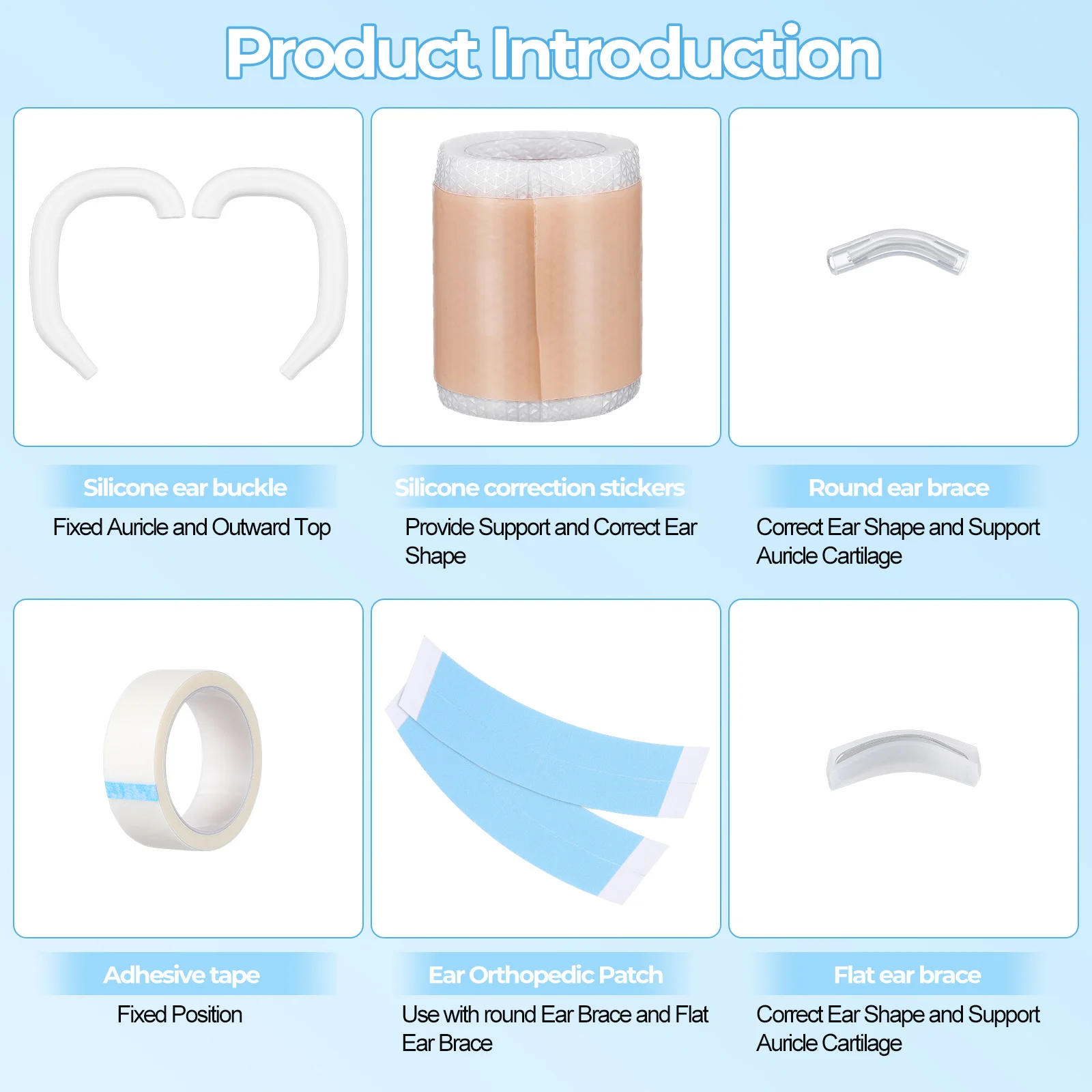 1 комплект, силиконовые детские корректирующие пластыри для новорожденных - Фотография_6