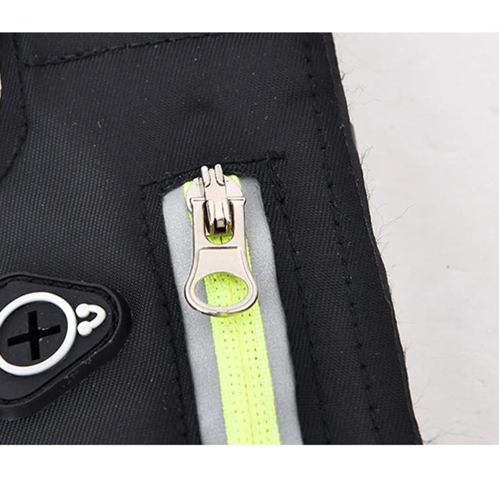 Черная водонепроницаемая спортивная поясная сумка - Фотография_5