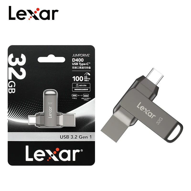 Lexar jumpdrive d400 type-c usb3