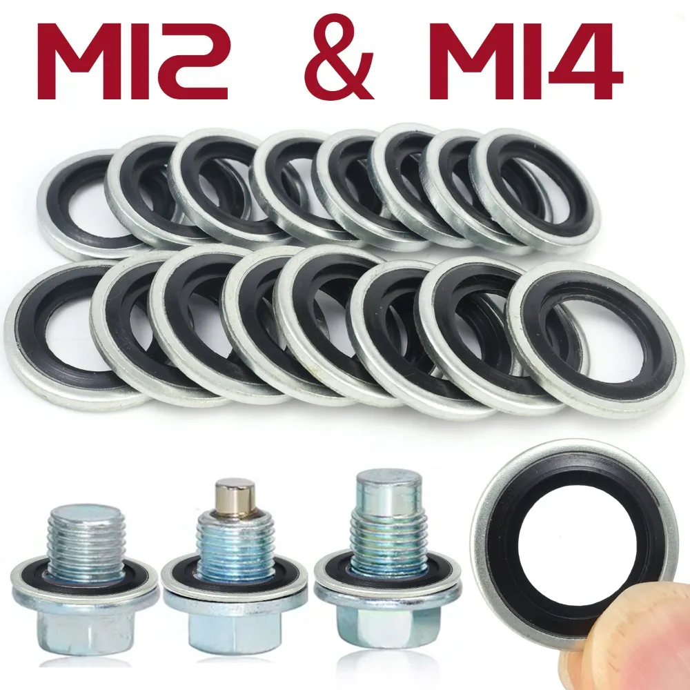 Car oil drain plug sealing gasket - Фотография_2