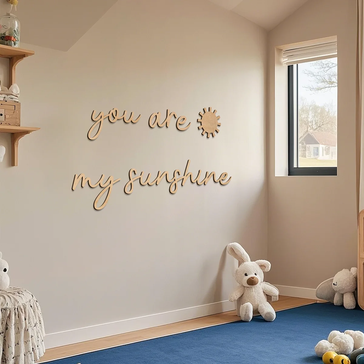 Деревянная вывеска you are my sunshine - Фотография_4