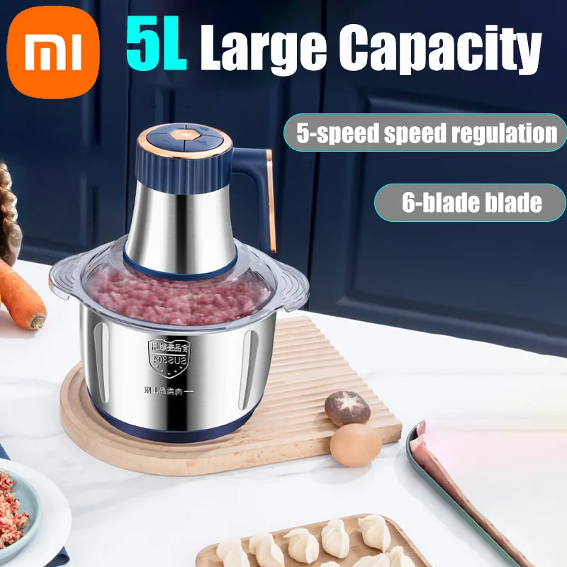 Многофункциональный блендер xiaomi из нержавеющей стали для мяса