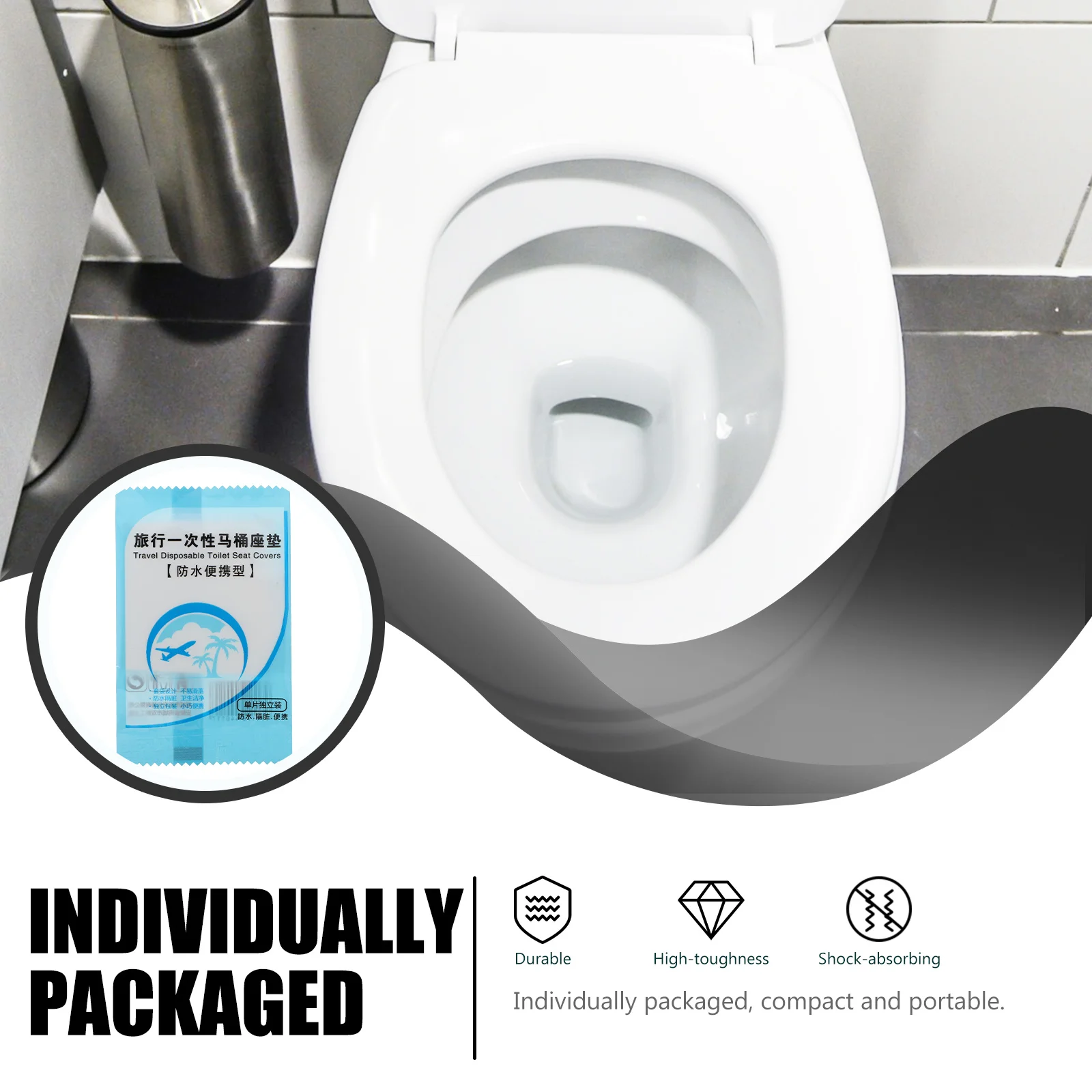 Одноразовые чехлы на сиденье унитаза - Фотография_4