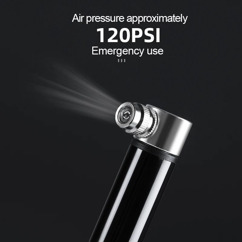 Мини-велосипедный насос schrader presta valve mtb - Фотография_2