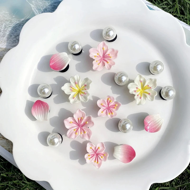 Популярные модные подвески для обуви для креативных ветвей и цветов - Фотография_2