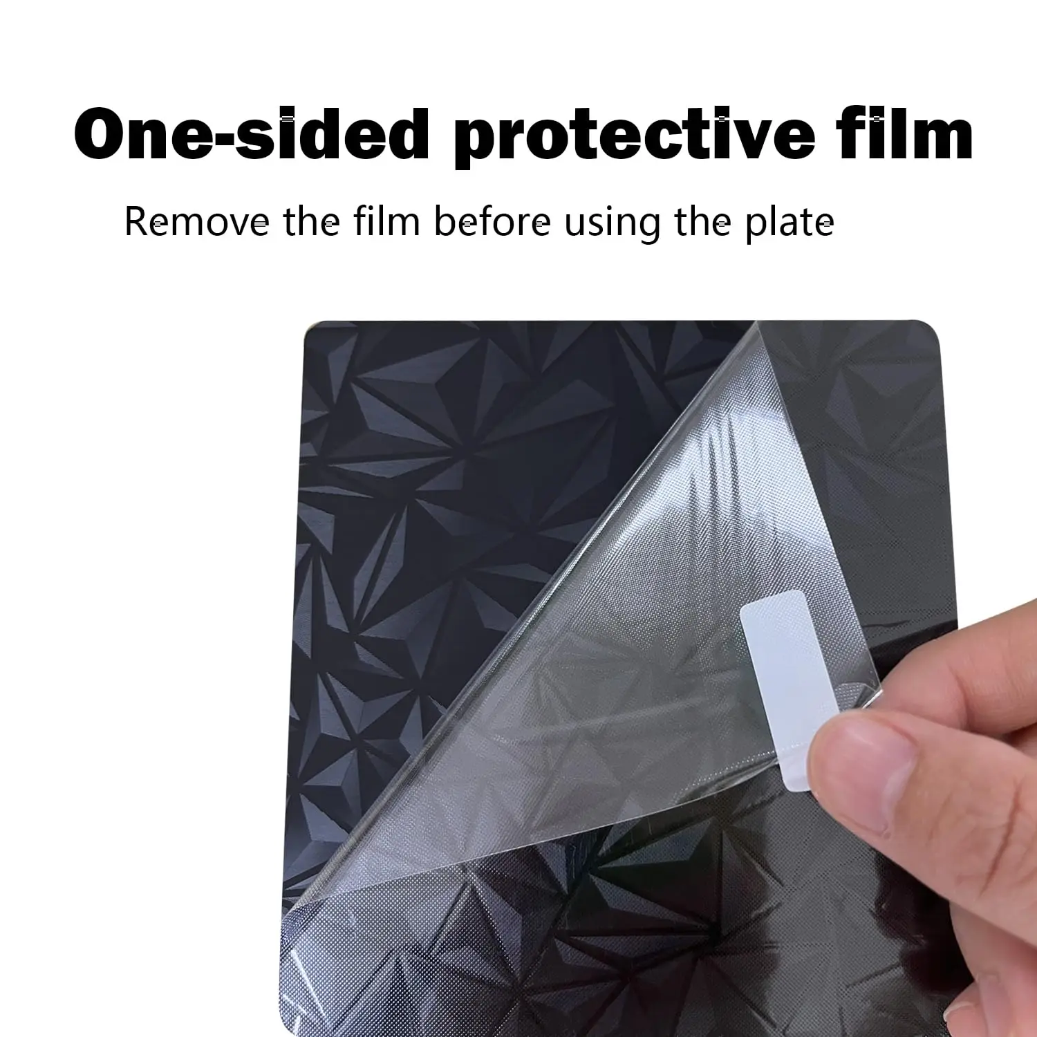 Черная текстурированная pei + гладкая peo 120x110 мм для сборки tina 2s - Фотография_5