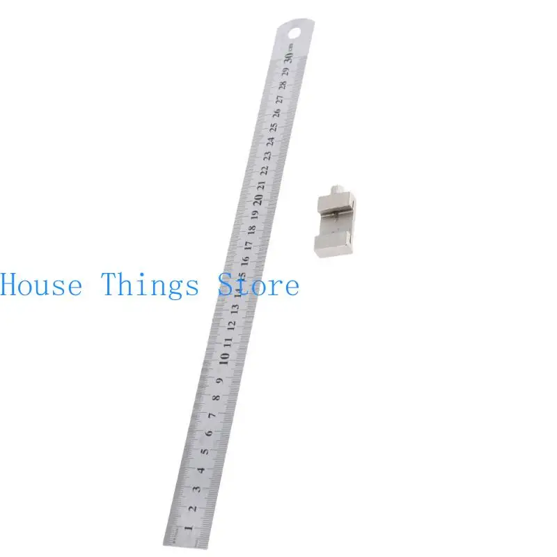 652f woodworking pocket ruler metal