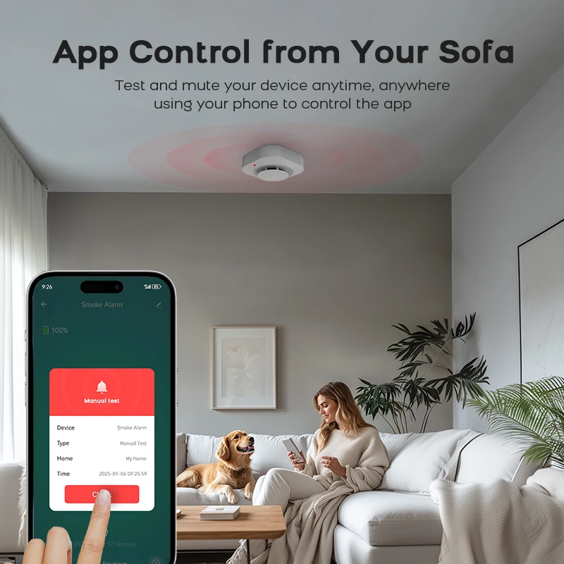Tuya wifi zigbee умный детектор - Фотография_3