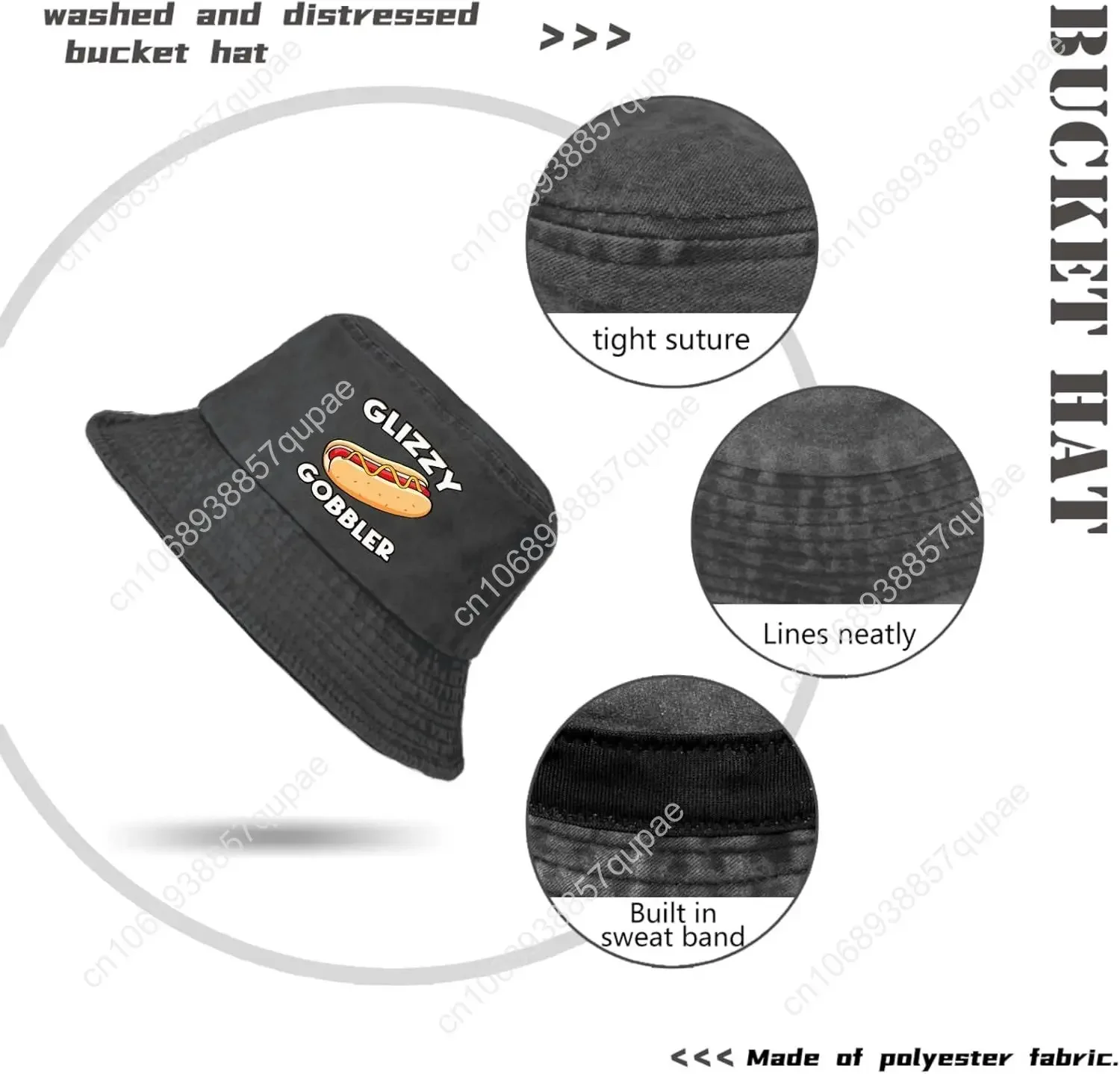 Funny hot dog glizzy gobble hat - Фотография_6
