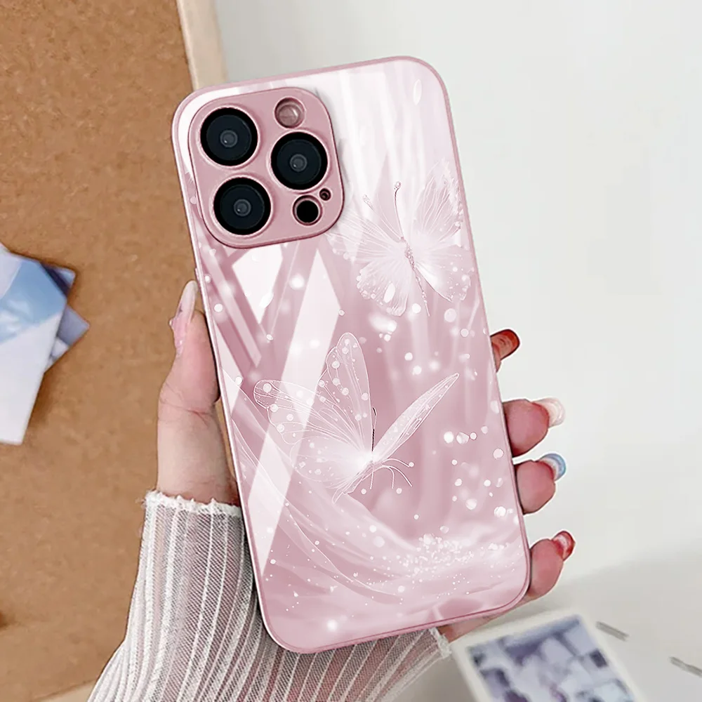 Чехол для телефона из закаленного стекла для iphone 16 pro - Фотография_5