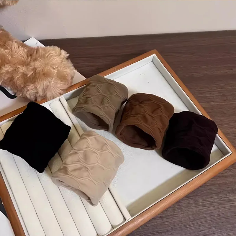 Однотонные эластичные резинки для волос для женщин - Фотография_6