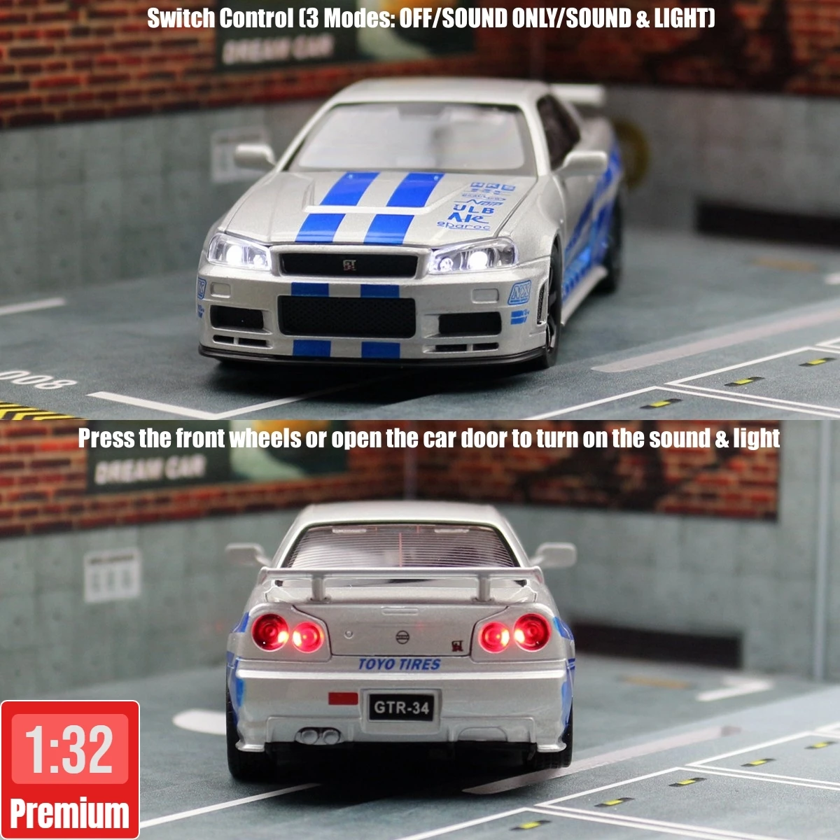 Nissan skyline gtr r34 jdm модель - Фотография_3
