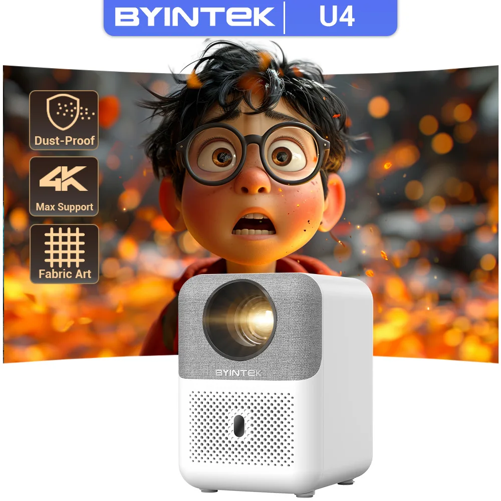 Портативный проектор byintek u4