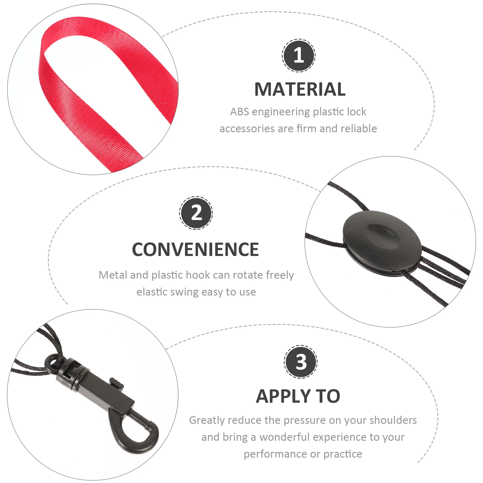 Шейный ремень для саксофона прочный