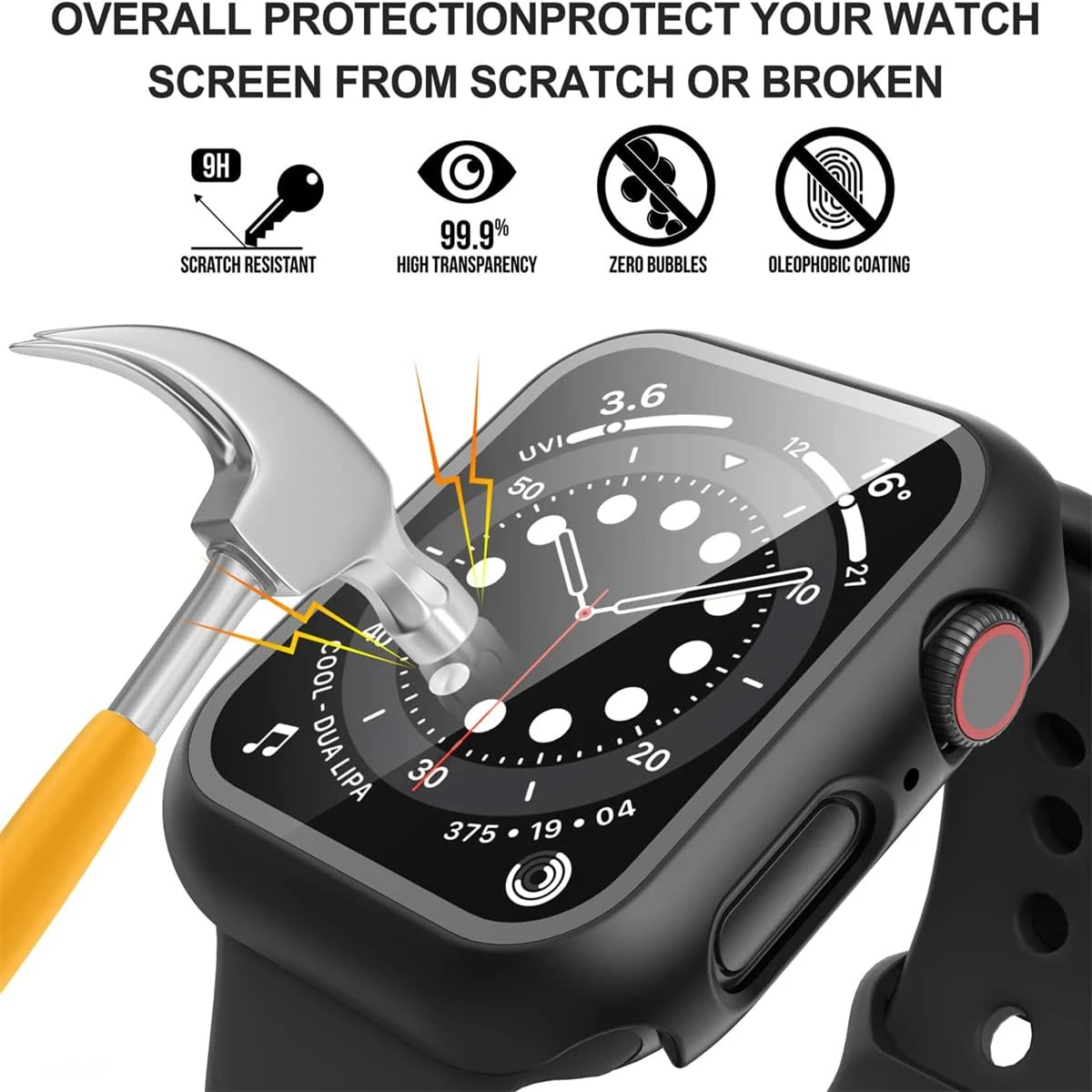Стекло + чехол для apple watch 44 мм - Фотография_3
