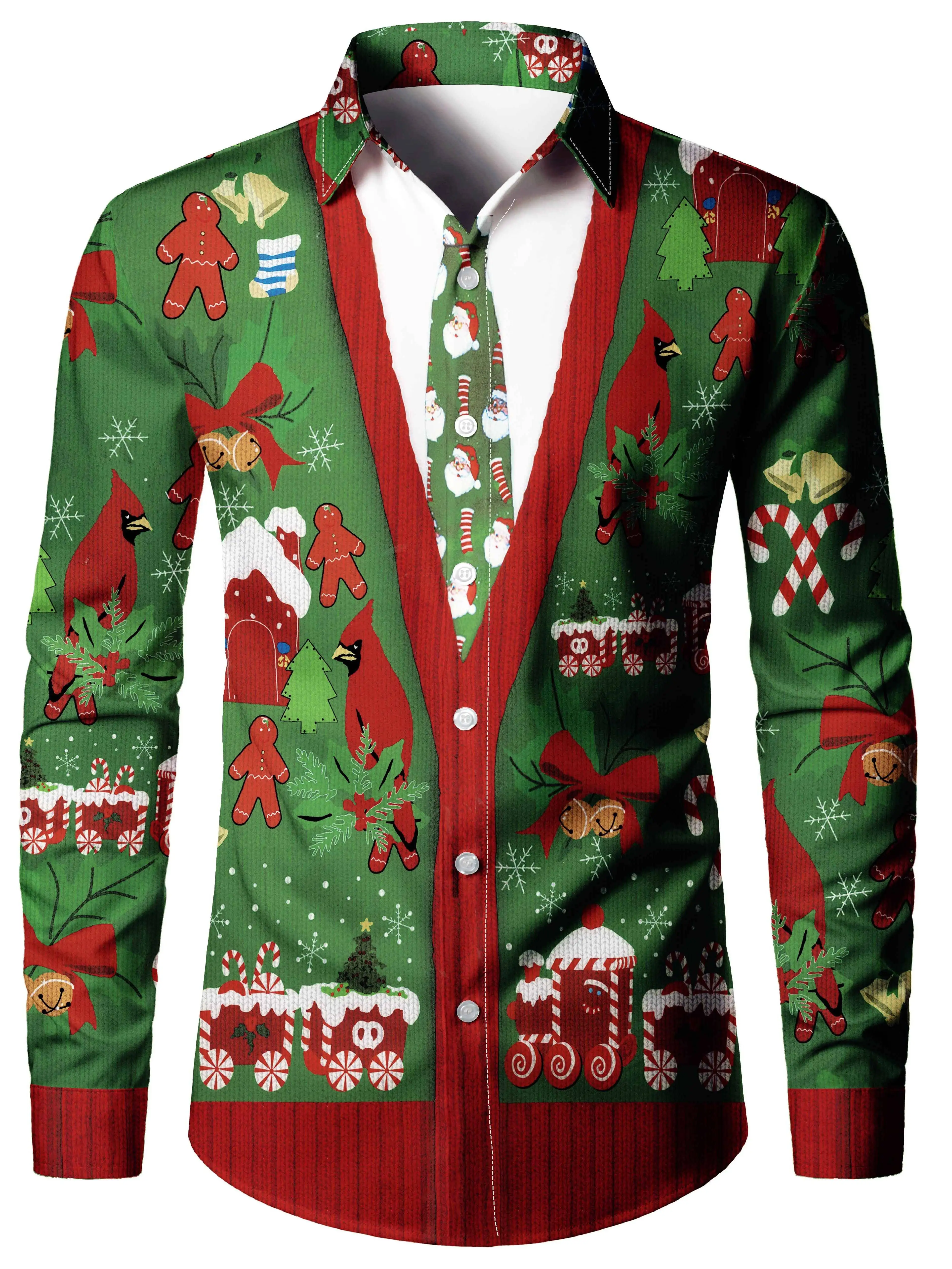 Christmas theme men's fake - Фотография_4
