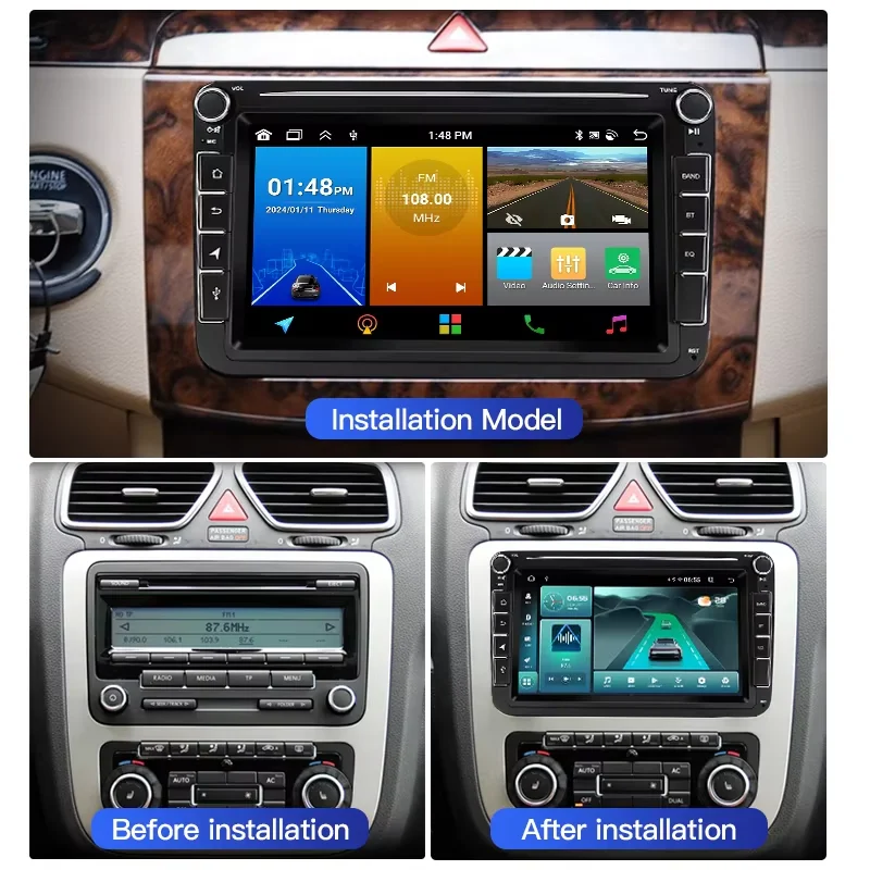 Android10 авто радио для volkswagen - Фотография_6