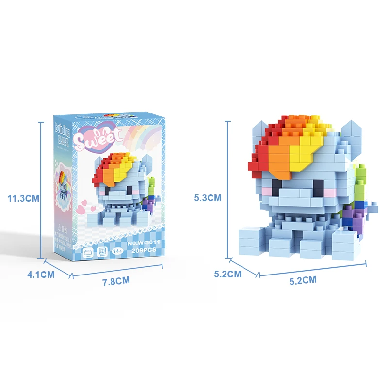 Строительные блоки my little pony lega equestria girls - Фотография_6