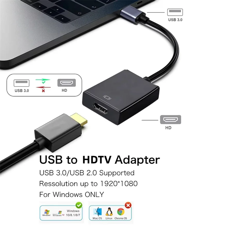 Usb 3.0-hdmi-совместимый адаптер - Фотография_3