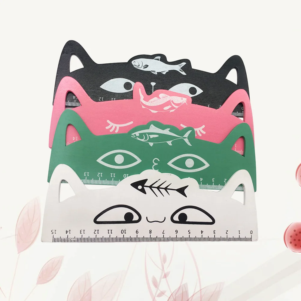 Деревянные линейки в форме кошки - Фотография_5