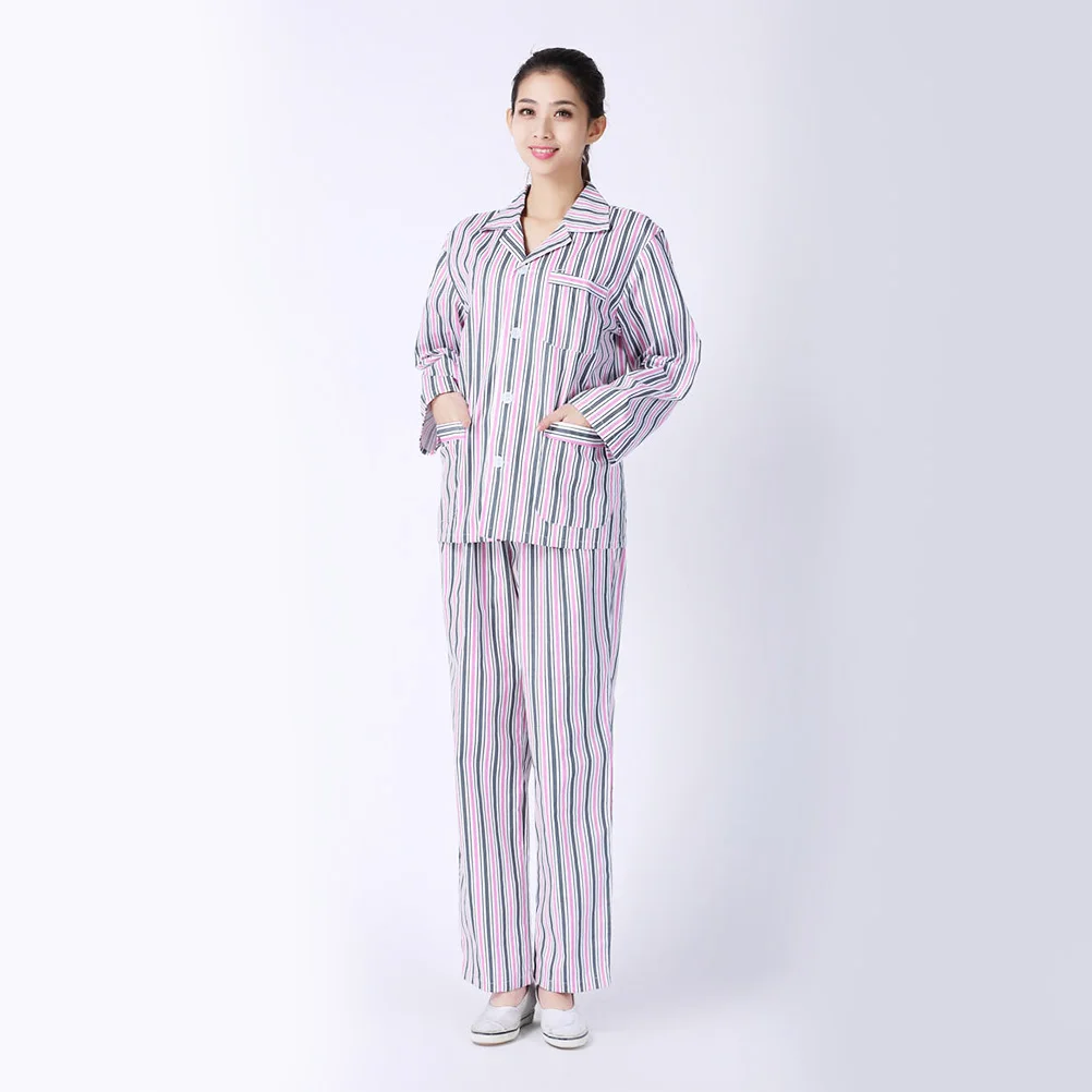 Хлопковые пижамы женские с длинными рукавами - Фотография_3