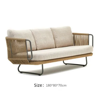 Уличная мебель алюминиевый каркас уличная плетеная мебель - Фотография_6