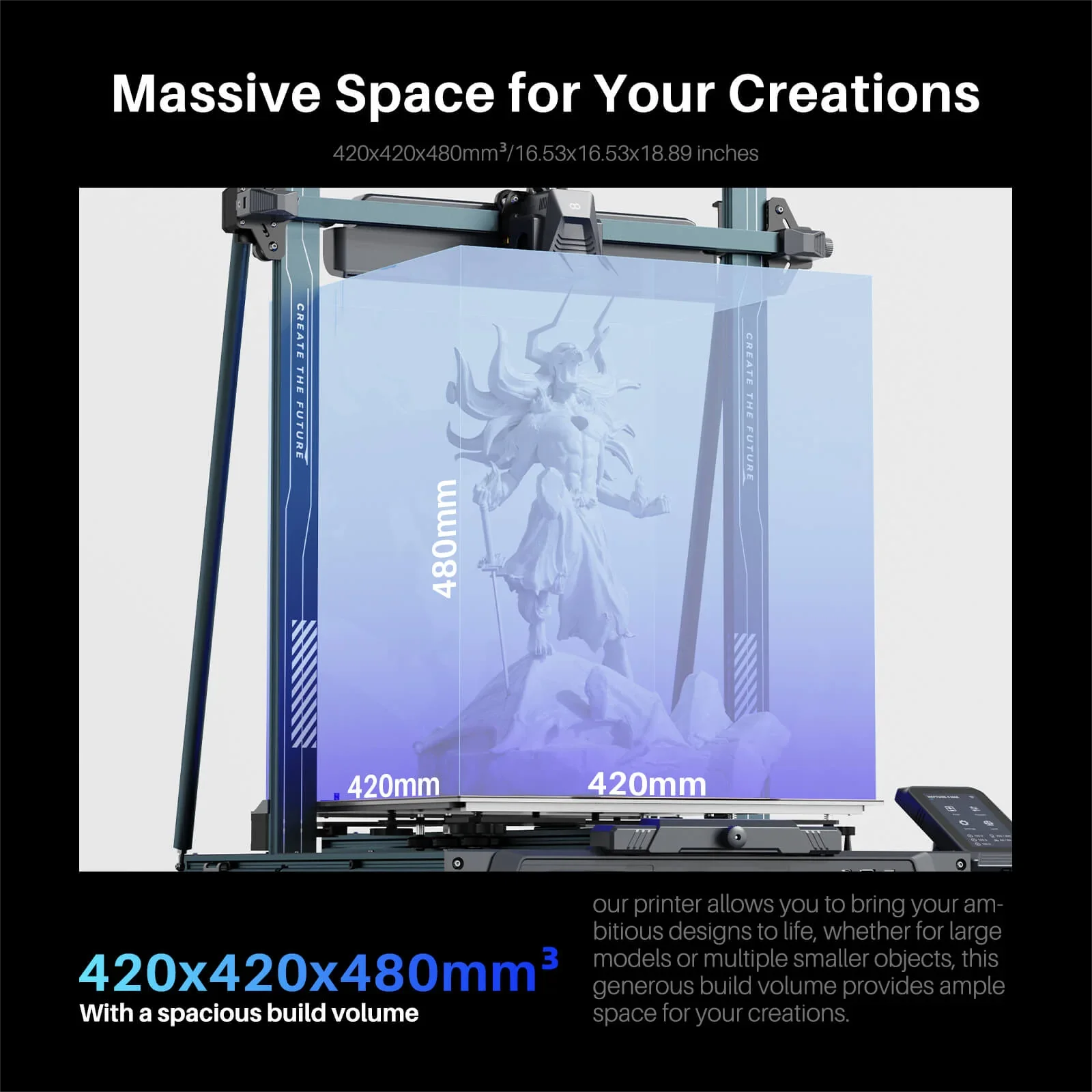 3d-принтер elegoo neptune 4 max fdm с klipper - Фотография_6