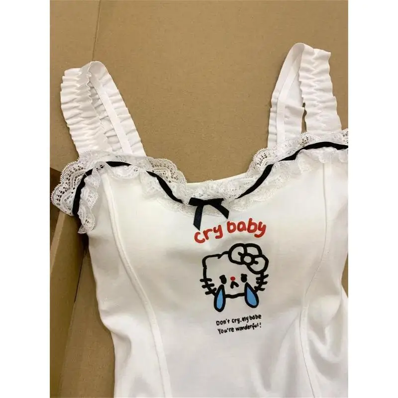 Sanrio милый подтяжки hello kitty - Фотография_5