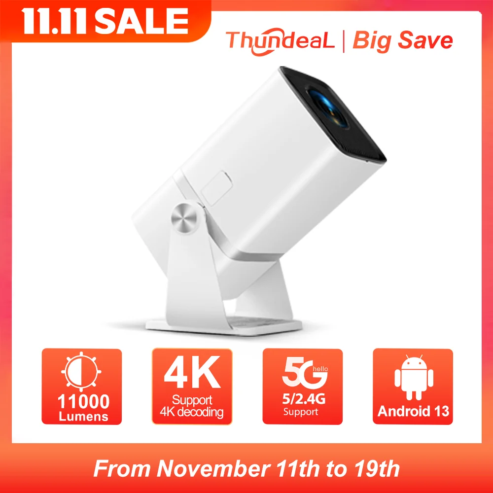 Thundeal 4k full hd проектор fhd