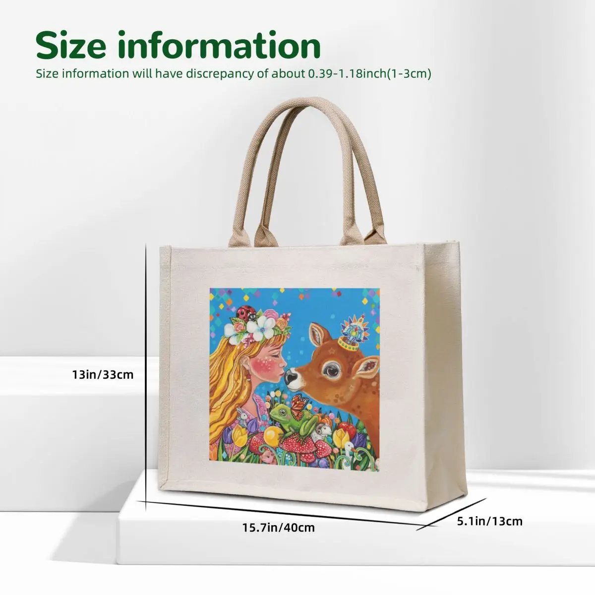 Waking kiss tote bag холщовые сумки - Фотография_5