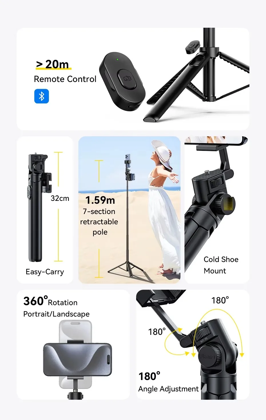 Штатив ulanzi mt-70 selfiestick - Фотография_3