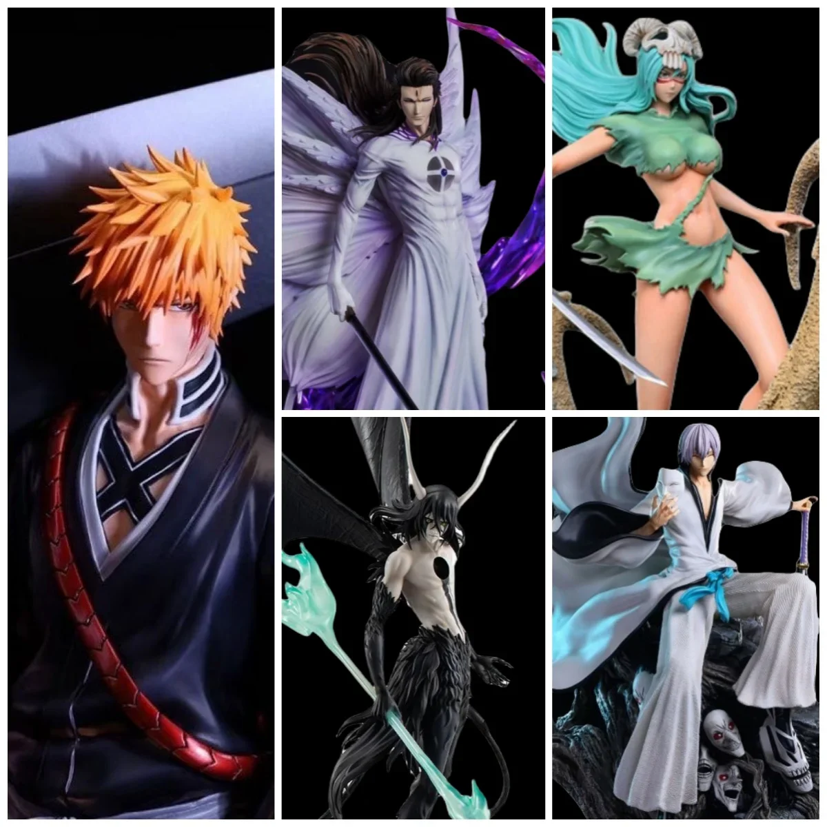 Фигурка bleach, аниме-фигурки kurosaki ichigo aizen rukia lucky mistery - Фотография_5