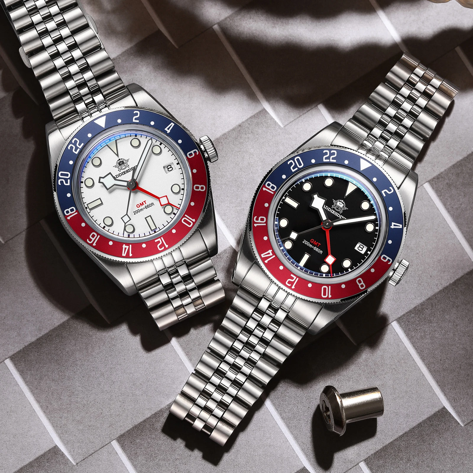 Addiesdive gmt часы для мужчин - Фотография_5