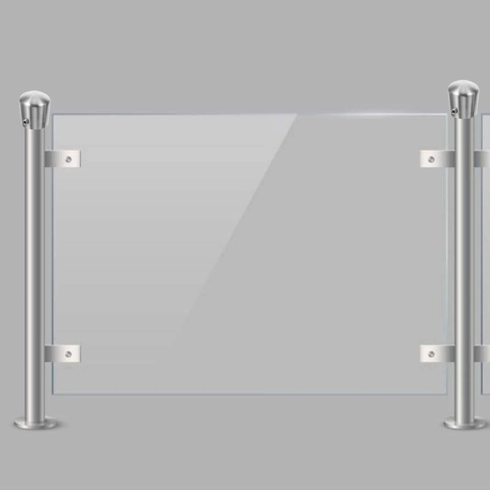 Торцевые заглушки для перил из нержавеющей стали - Фотография_3